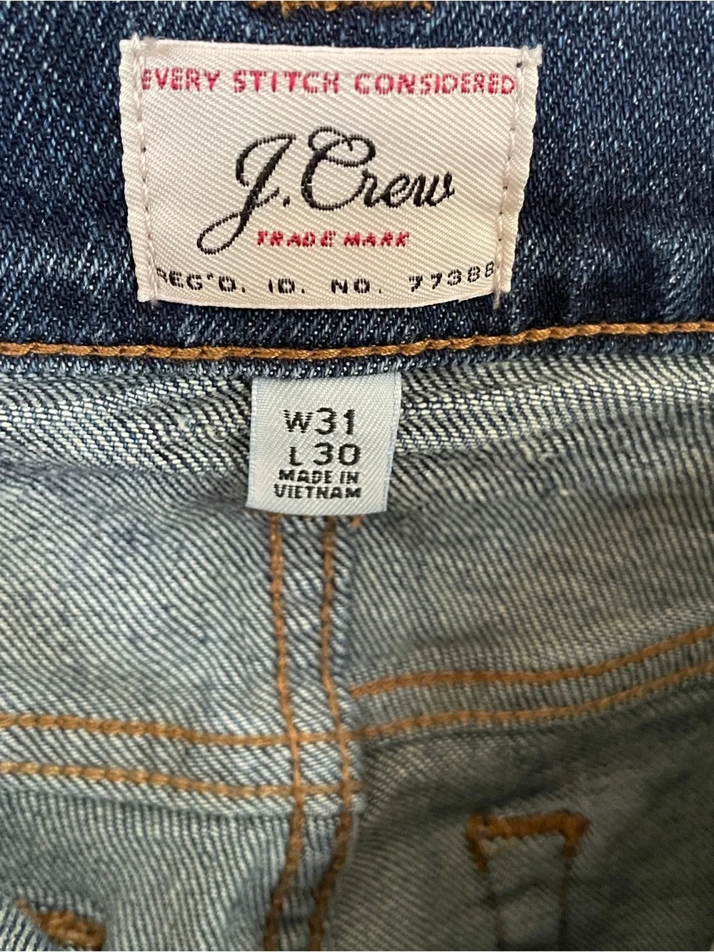 J.Crew 484 Slim Fit Jeans Kurabo Premium Japanese Denim W31 L30